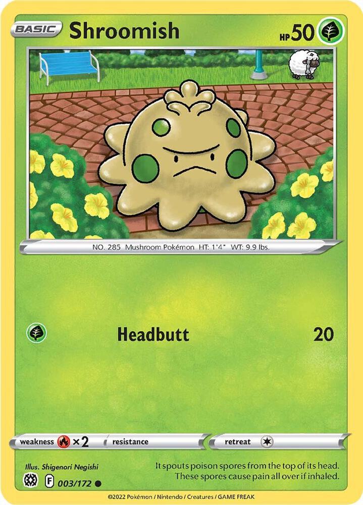 Pokemon Shroomish 3/172 Brilliant Stars