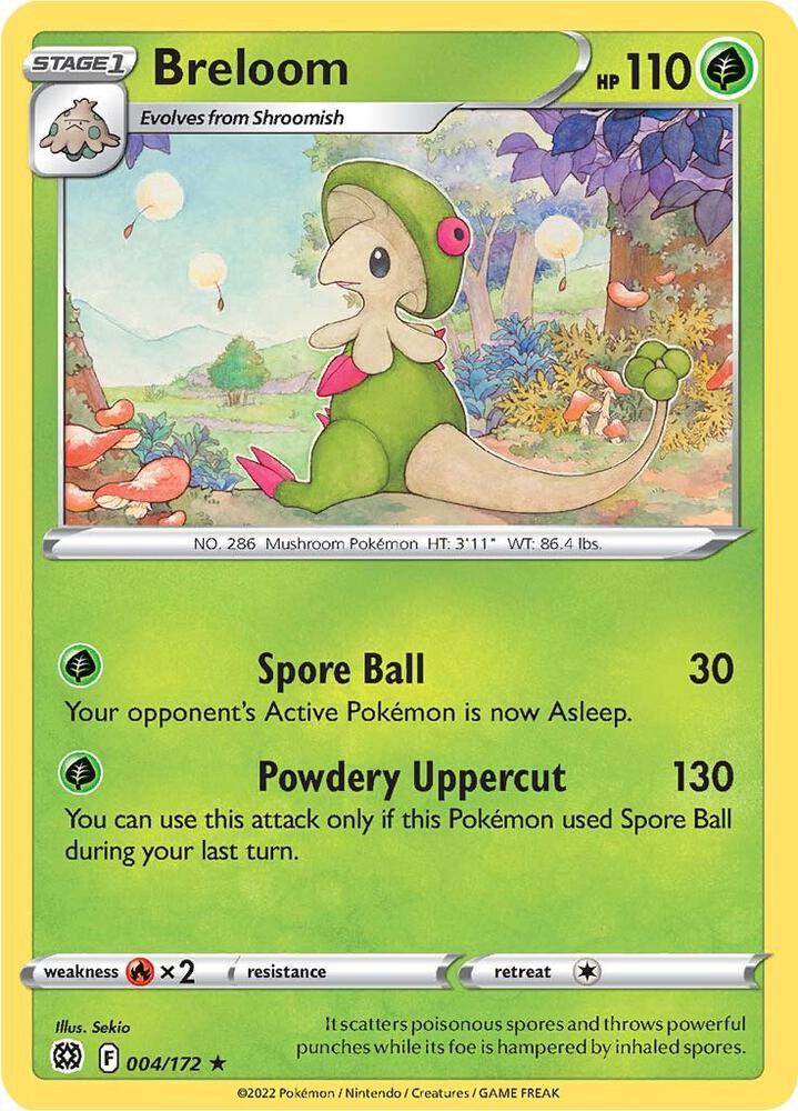 Pokemon Breloom 4/172 Brilliant Stars