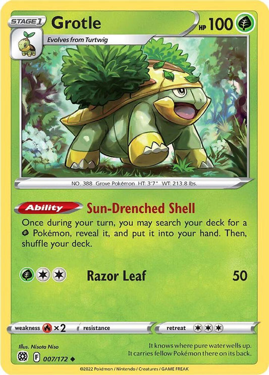 Pokemon Grotle 7/172 Brilliant Stars