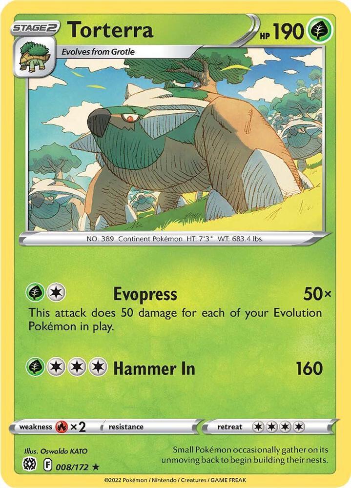 Pokemon Torterra 8/172 Brilliant Stars