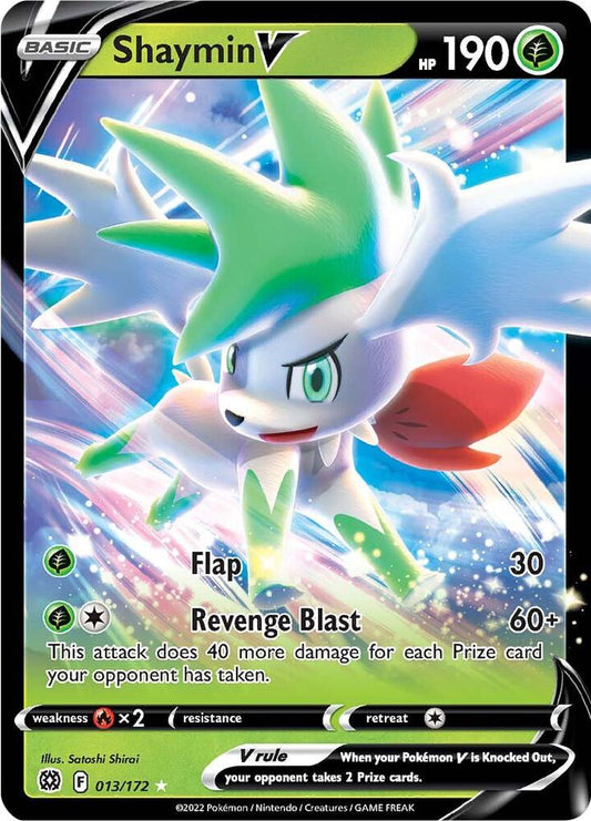 Pokemon Shaymin V 13/172 Brilliant Stars