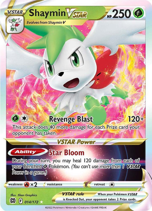 Pokemon Shaymin VSTAR 14/172 Brilliant Stars