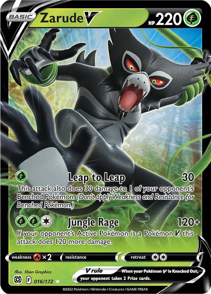 Pokemon Zarude V 16/172 Brilliant Stars