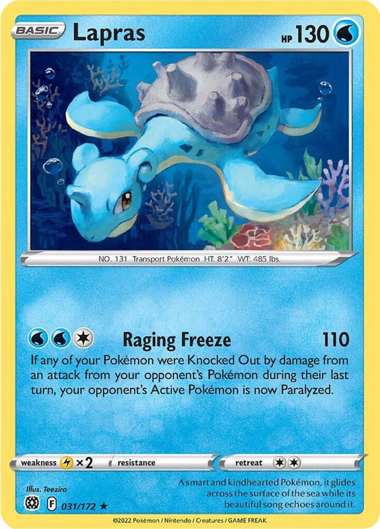 Pokemon Lapras 31/172 Brilliant Stars