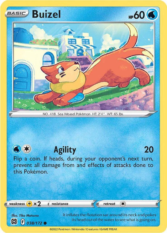 Pokemon Buizel 38/172 Brilliant Stars