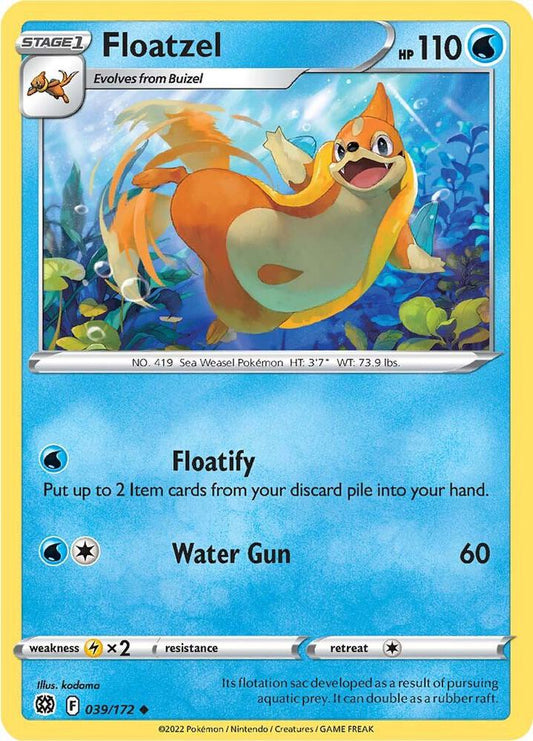 Pokemon Floatzel 39/172 Brilliant Stars