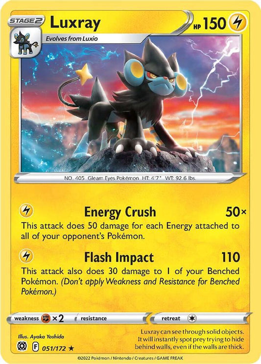 Pokemon Luxray 51/172 Brilliant Stars