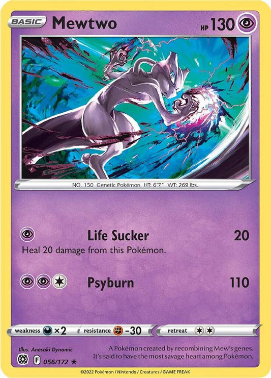 Pokemon Mewtwo 56/172 Brilliant Stars