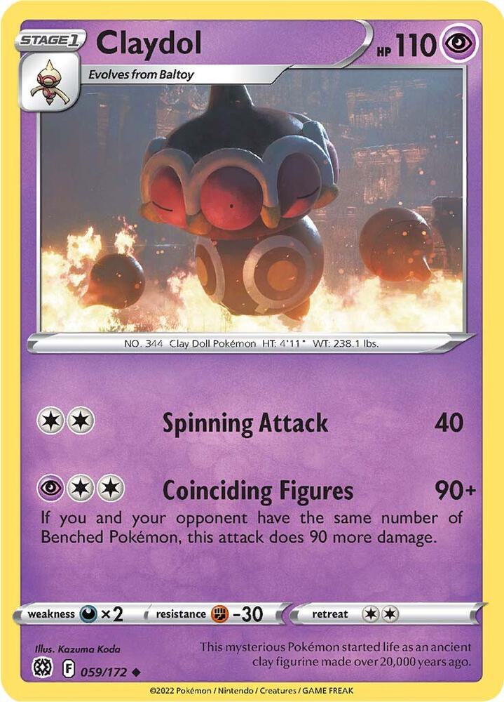 Pokemon Claydol 59/172 Brilliant Stars