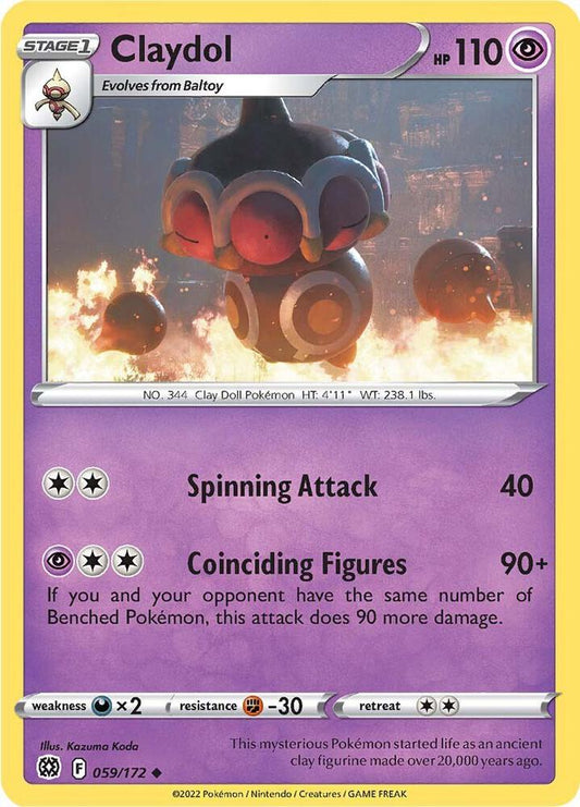 Pokemon Claydol 59/172 Brilliant Stars