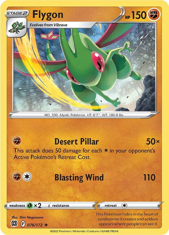 Pokemon Flygon 76/172 Brilliant Stars