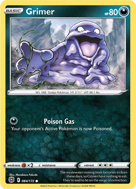 Pokemon Grimer 84/172 Brilliant Stars