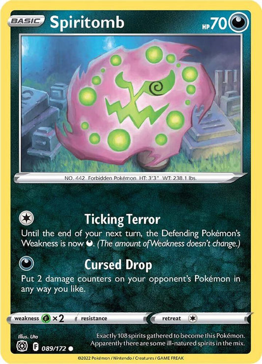 Pokemon Spiritomb 89/172 Brilliant Stars