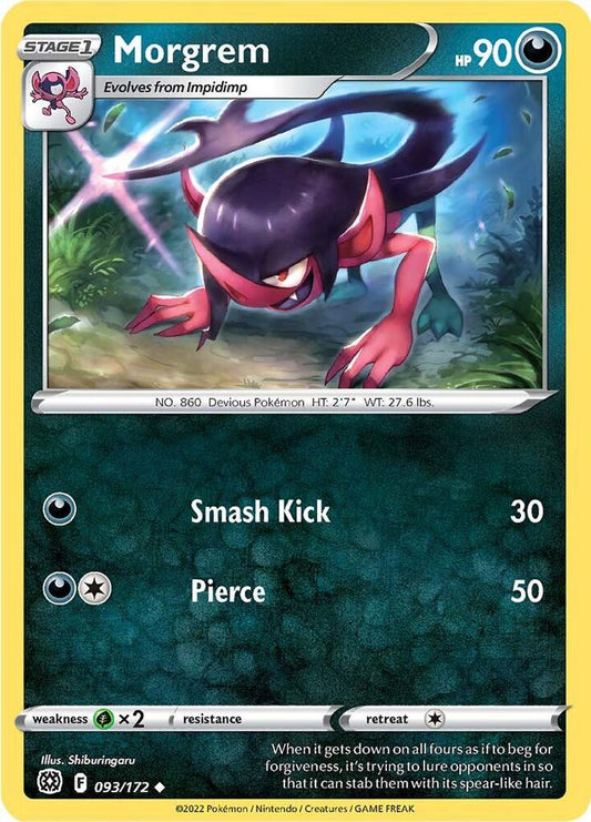 Pokemon Morgrem 93/172 Brilliant Stars