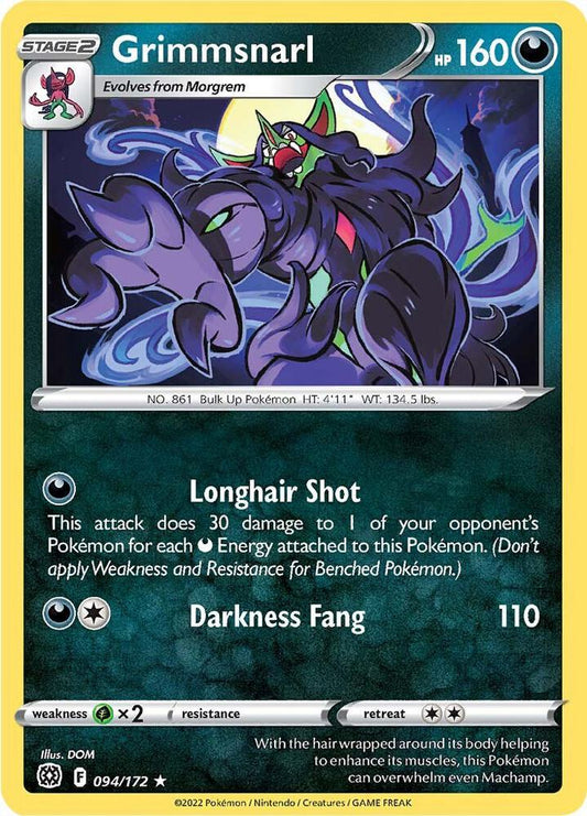 Pokemon Grimmsnarl 94/172 Brilliant Stars