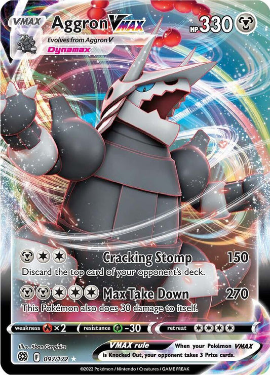 Pokemon Aggron VMAX 97/172 Brilliant Stars