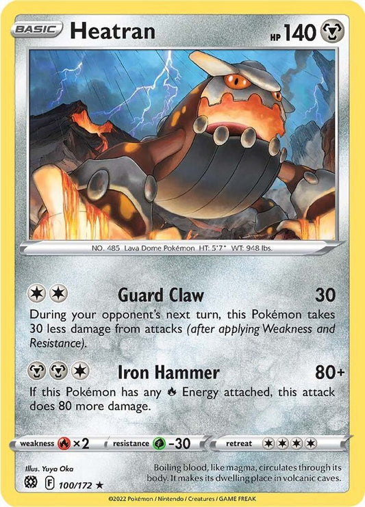 Pokemon Heatran 100/172 Brilliant Stars