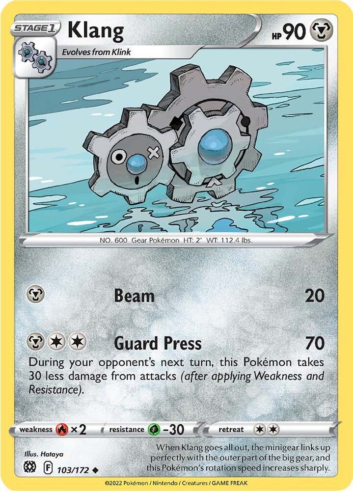 Pokemon Klang 103/172 Brilliant Stars
