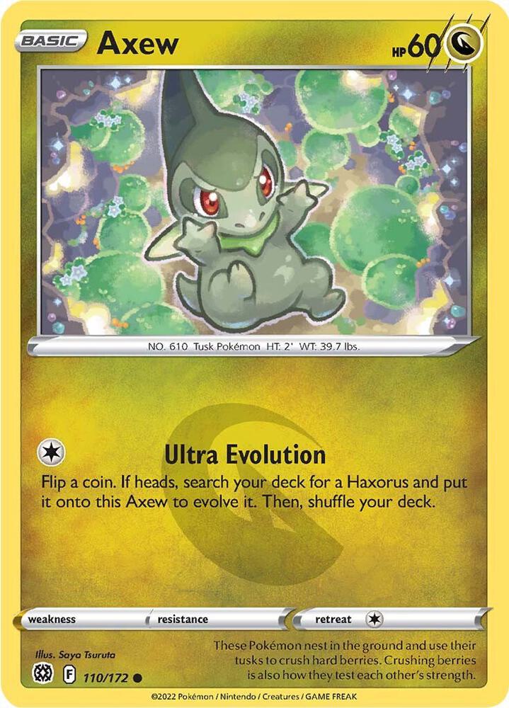 Pokemon Axew 110/172 Brilliant Stars