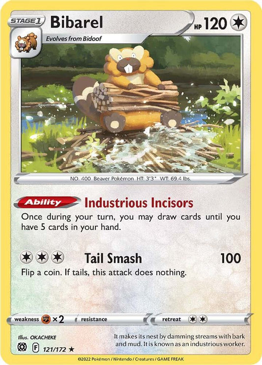 Pokemon Bibarel 121/172 Brilliant Stars