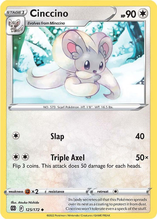 Pokemon Cinccino 125/172 Brilliant Stars