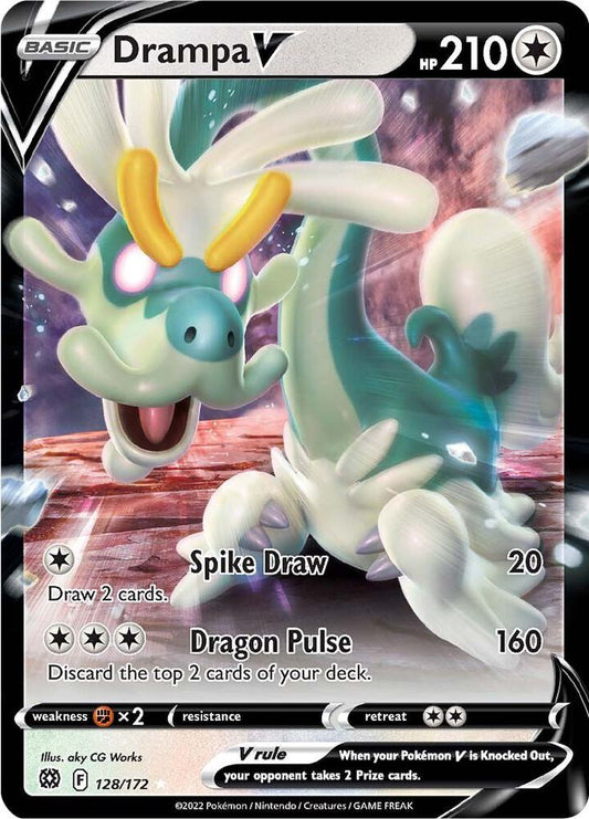 Pokemon Drampa V 128/172 Brilliant Stars