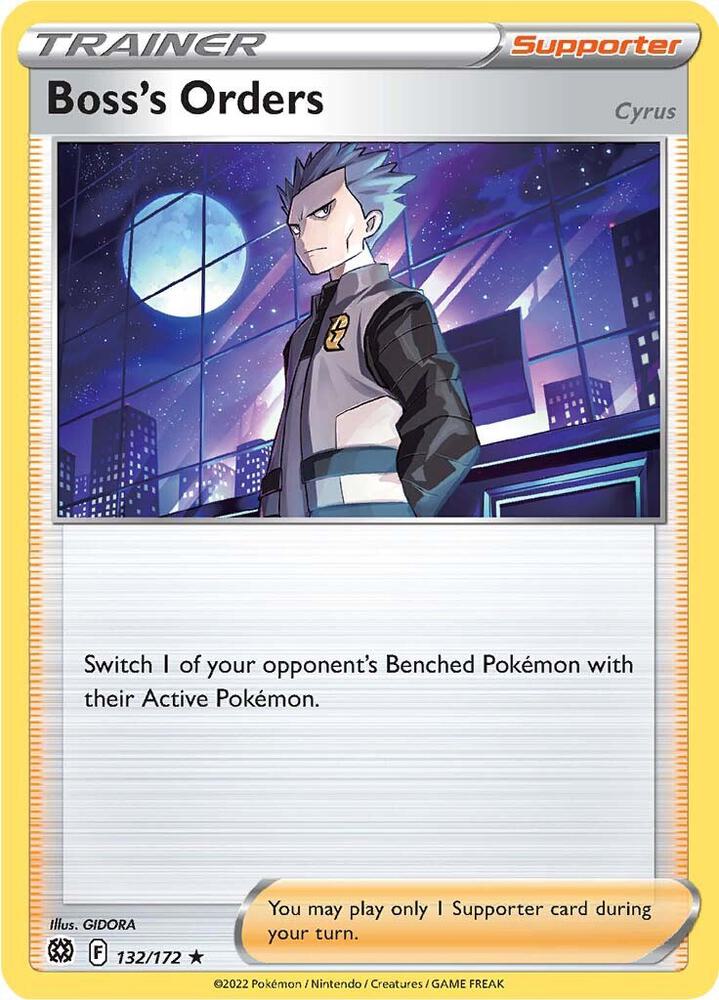 Pokemon Boss's Orders 132/172 Brilliant Stars