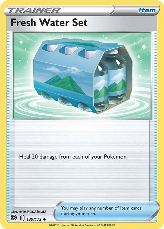 Pokemon Fresh Water Set 139/172 Brilliant Stars
