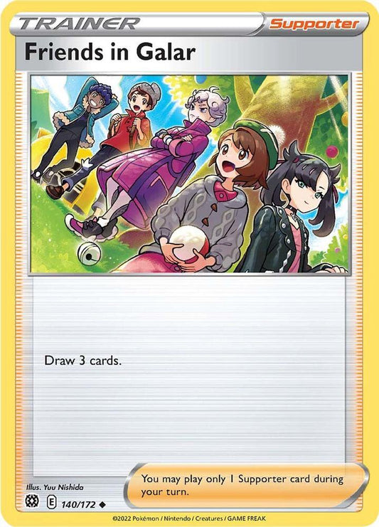 Pokemon Friends in Galar 140/172 Brilliant Stars