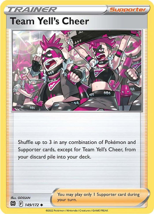 Pokemon Team Yell's Cheer 149/172 Brilliant Stars