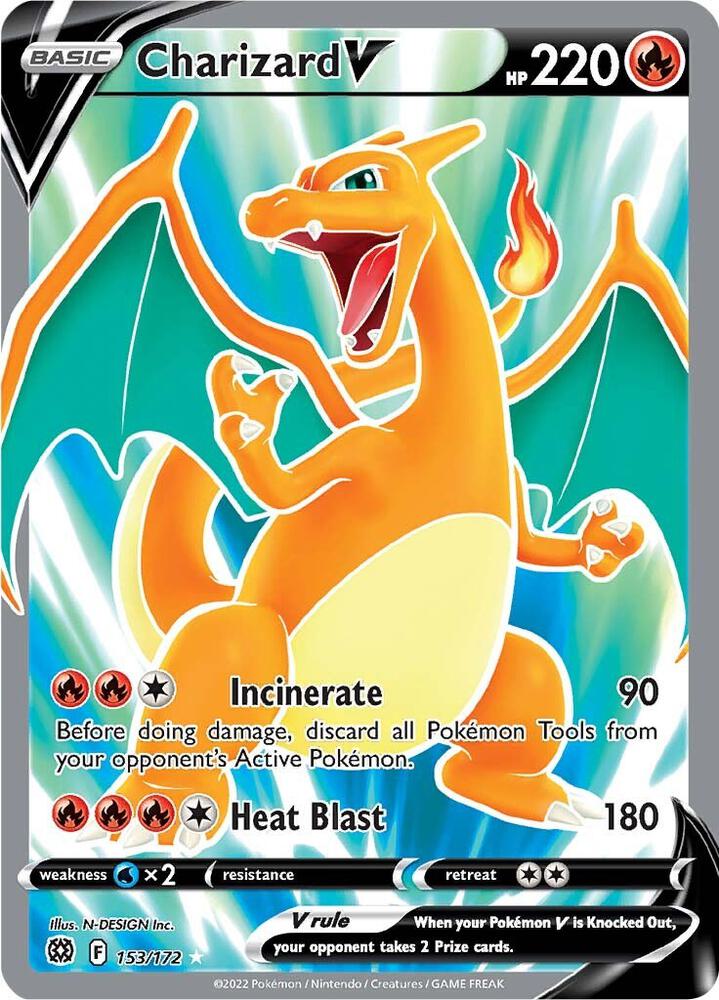 Pokemon Charizard V 153/172 Brilliant Stars