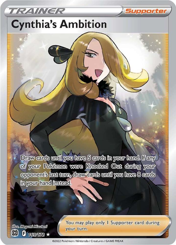Pokemon Cynthia's Ambition 169/172 Brilliant Stars