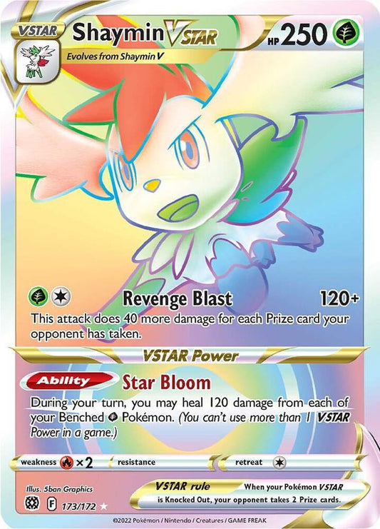 Pokemon Shaymin VSTAR 173/172 Brilliant Stars