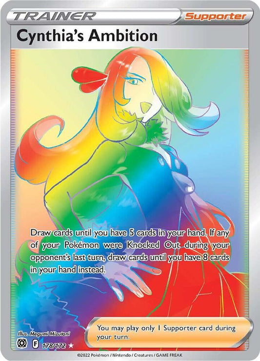 Pokemon Cynthia's Ambition 178/172 Brilliant Stars