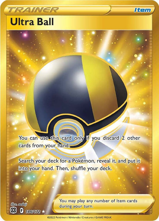 Pokemon Ultra Ball 186/172 Brilliant Stars