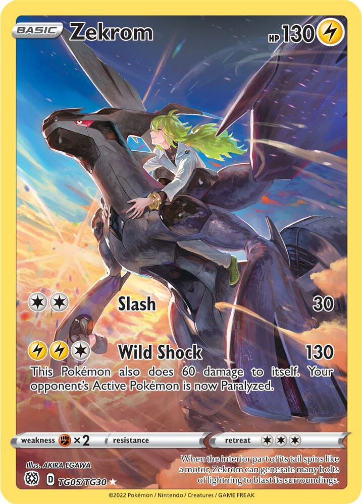 Pokemon Zekrom TG05/TG30 Brilliant Stars