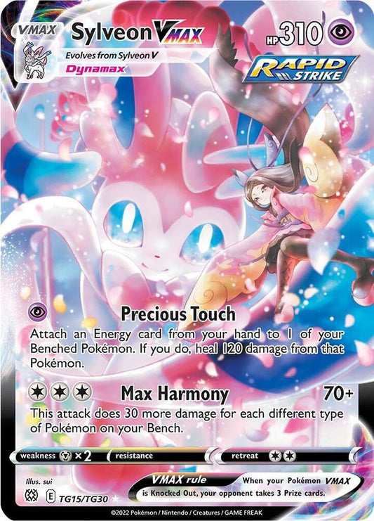 Pokemon Sylveon VMAX TG15/TG30 Brilliant Stars