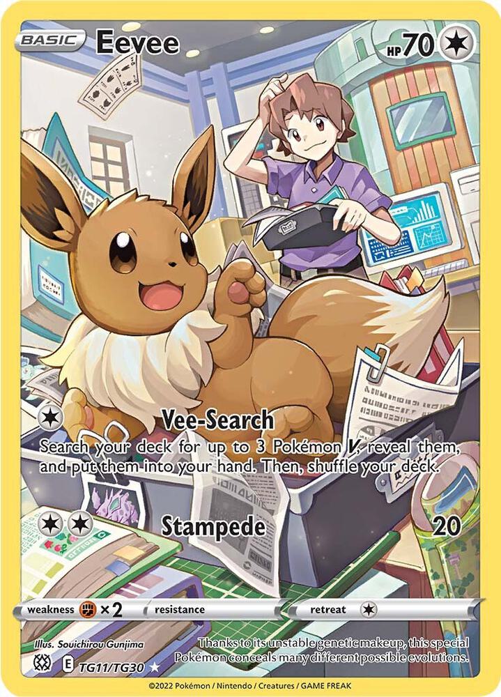 Pokemon Eevee TG11/TG30 Brilliant Stars
