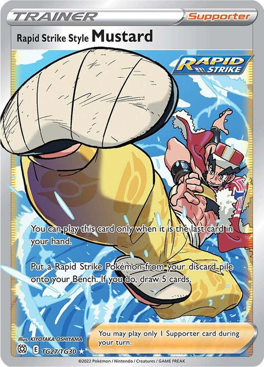 Pokemon Rapid Strike Style Mustard TG27/TG30 Brilliant Stars