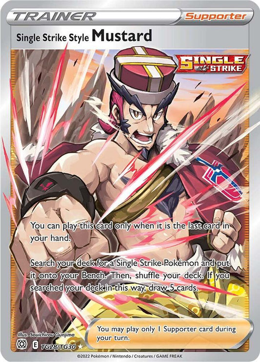 Pokemon Single Strike Style Mustard TG28/TG30 Brilliant Stars
