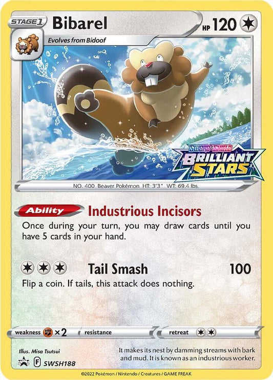 Pokemon Bibarel SWSH188 SWSH Black Star Promos