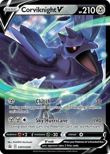 Pokemon Corviknight V SWSH200 SWSH Black Star Promos