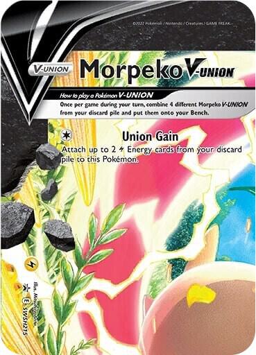 Pokemon Morpeko V-UNION SWSH215 SWSH Black Star Promos