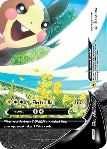 Pokemon Morpeko V-UNION SWSH218 SWSH Black Star Promos