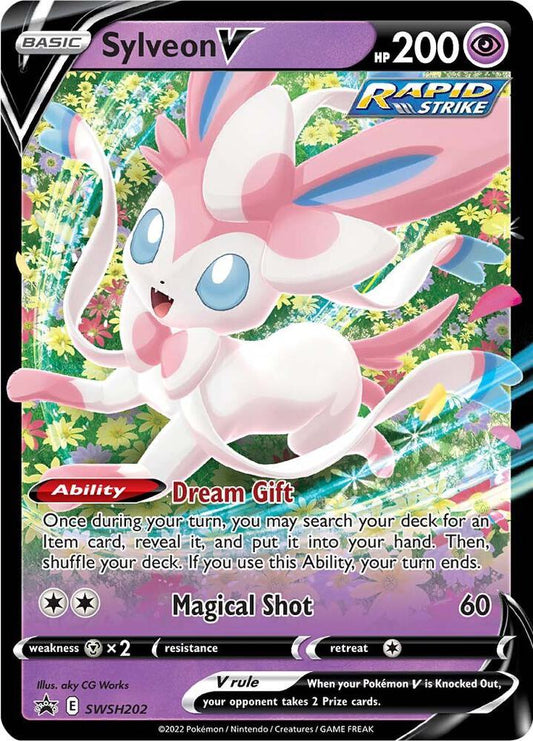 Pokemon Sylveon V SWSH202 SWSH Black Star Promos