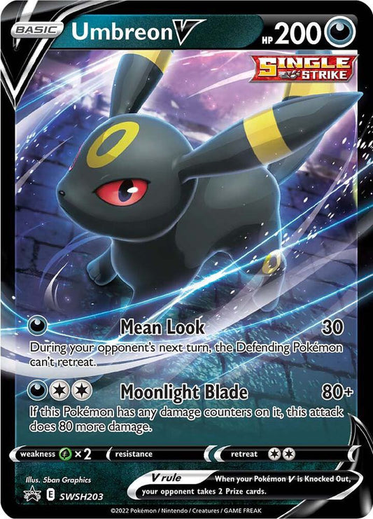 Pokemon Umbreon V SWSH203 SWSH Black Star Promos