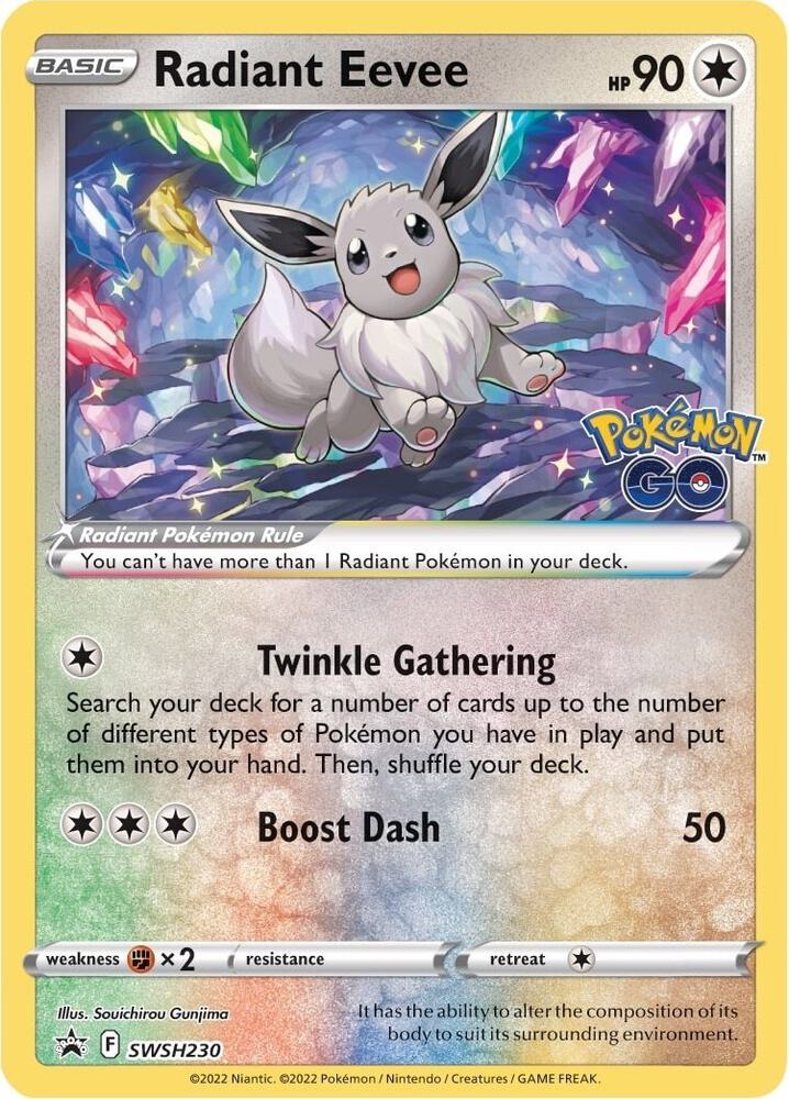 Pokemon Radiant Eevee SWSH230 SWSH Black Star Promos