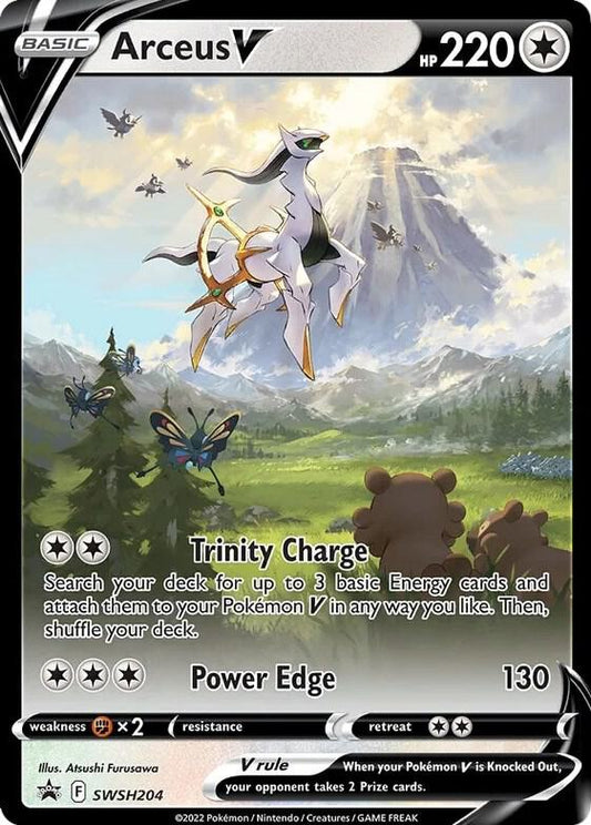 Pokemon Arceus V SWSH204 SWSH Black Star Promos