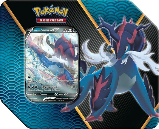 Pokemon Hisuian Samurott V Tin
