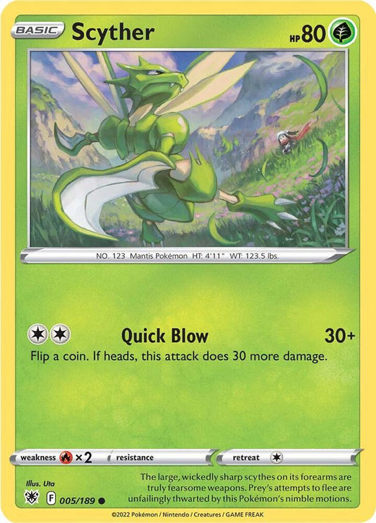 Pokemon Scyther 5/189 Astral Radiance
